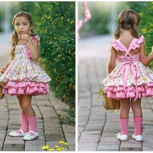 Dollcake Golly gosh flower dress size 1